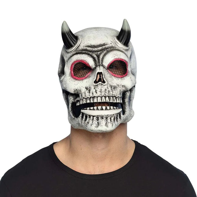 Halloween Masker Schedel Duivel - Partywinkel - 8712026975850