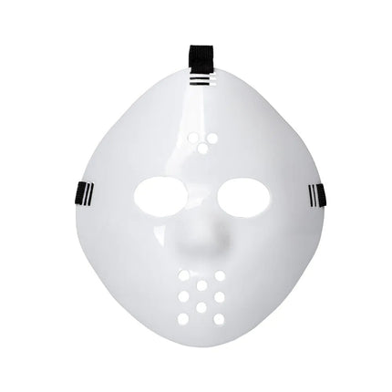 Halloween Masker Wit Hockey - Partywinkel - 8712026001849