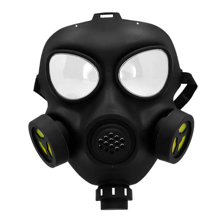 Halloween Masker Zwart Gas Killer - Partywinkel - 8712026722812