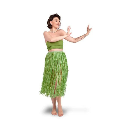 Hawaii Rok Groen Stro - Partywinkel - 5904555047815