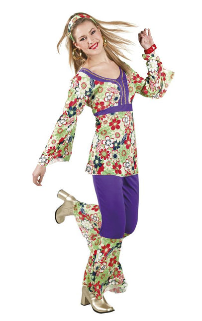 Hippie Kostuum Dames M - Partywinkel - 8712026838414