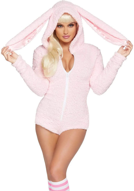 Tuta Rabbit Pink Ladies Bodysuit Leg Avenue