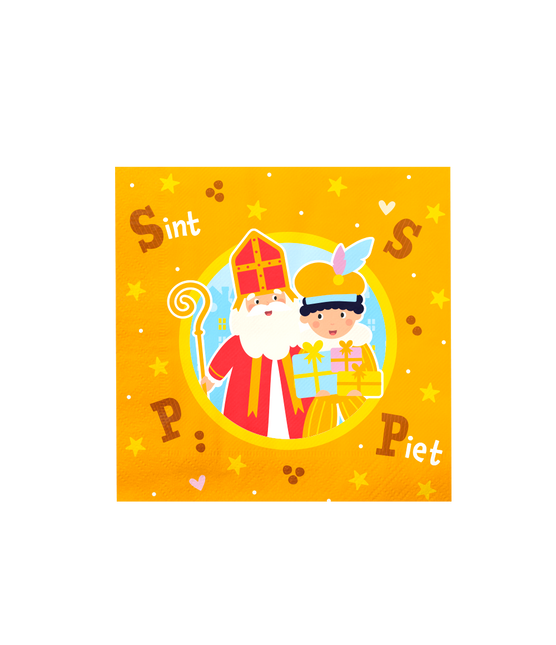 Tovaglioli Sinterklaas 16cm 16pz