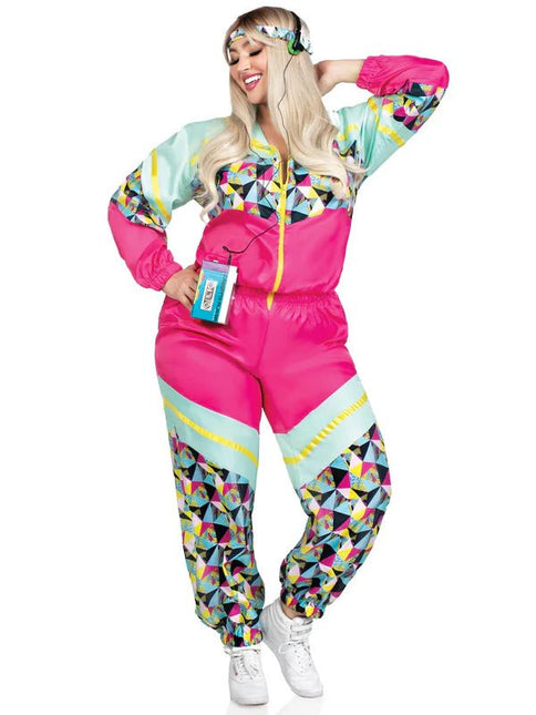 Neon 80S Trainingspak Fout Dames Leg Avenue - Partywinkel - 714718572802