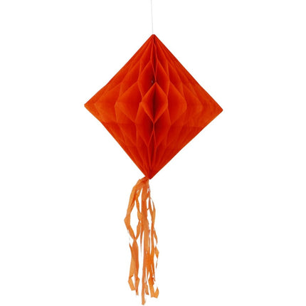 Oranje Honeycombs 30cm 3st - Partywinkel - 8714572243339