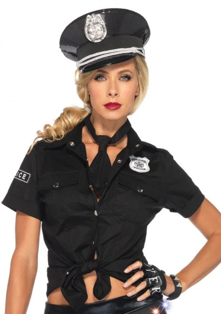 Politie Shirt Dames Leg Avenue - Partywinkel - 714718478395