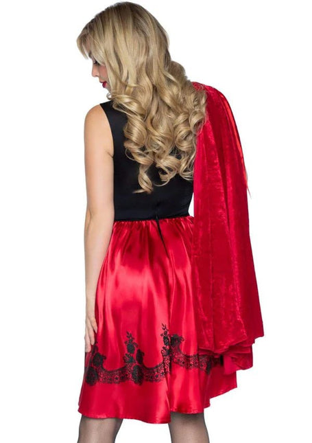 Roodkapje Jurk Rood Dames Leg Avenue - Partywinkel - 714718517476