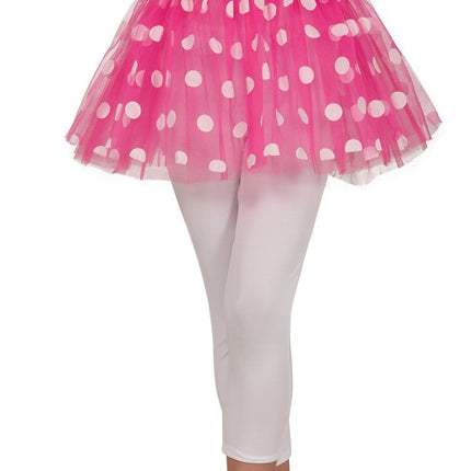 Roze Tutu Meisje Stippen - Partywinkel - 8434077188132