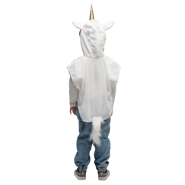 Unicorn Poncho Meisje - Partywinkel - 8712026884817