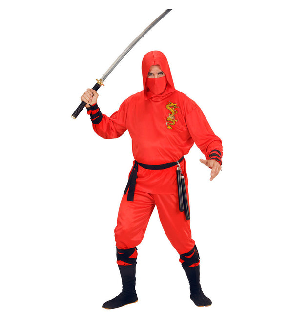 Costume da drago rosso ninja bambino