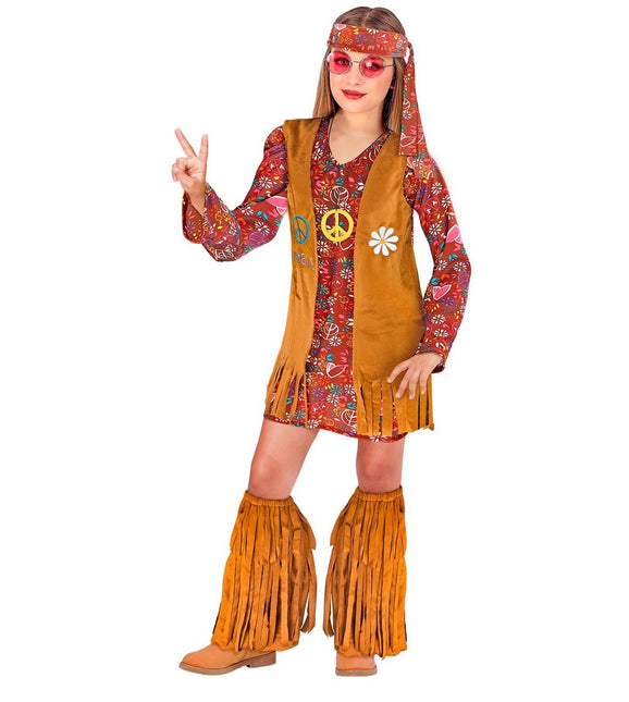 Costume da ragazza hippie per bambina