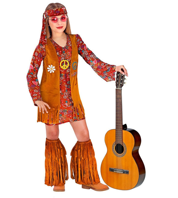 Costume da ragazza hippie per bambina