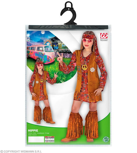 Costume da ragazza hippie per bambina