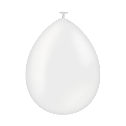 Witte Ballonnen 30cm 10st - Partywinkel - 8716764242076